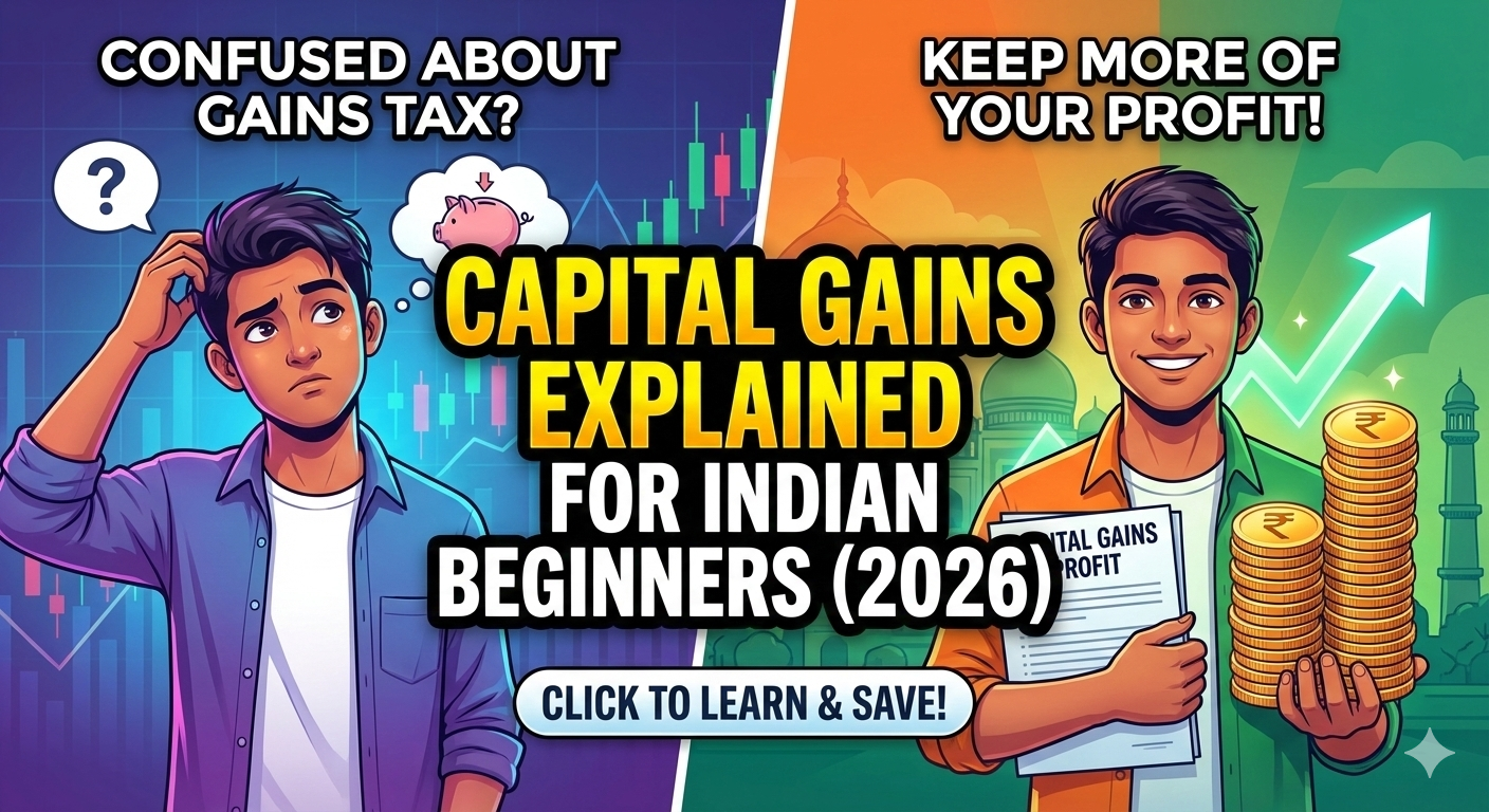 Capital Gains Explained for Indian Beginners (2026)
